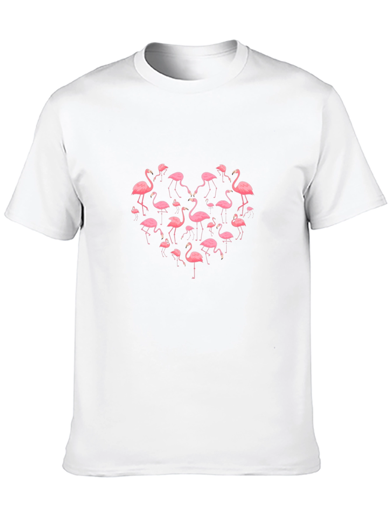Flamingo Heart Graphic Tee