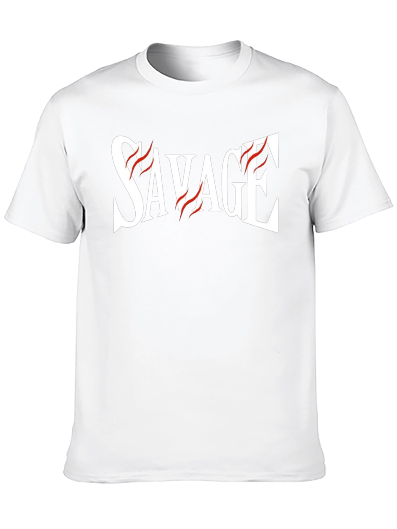 Savage Graphic Print Black T-Shirt