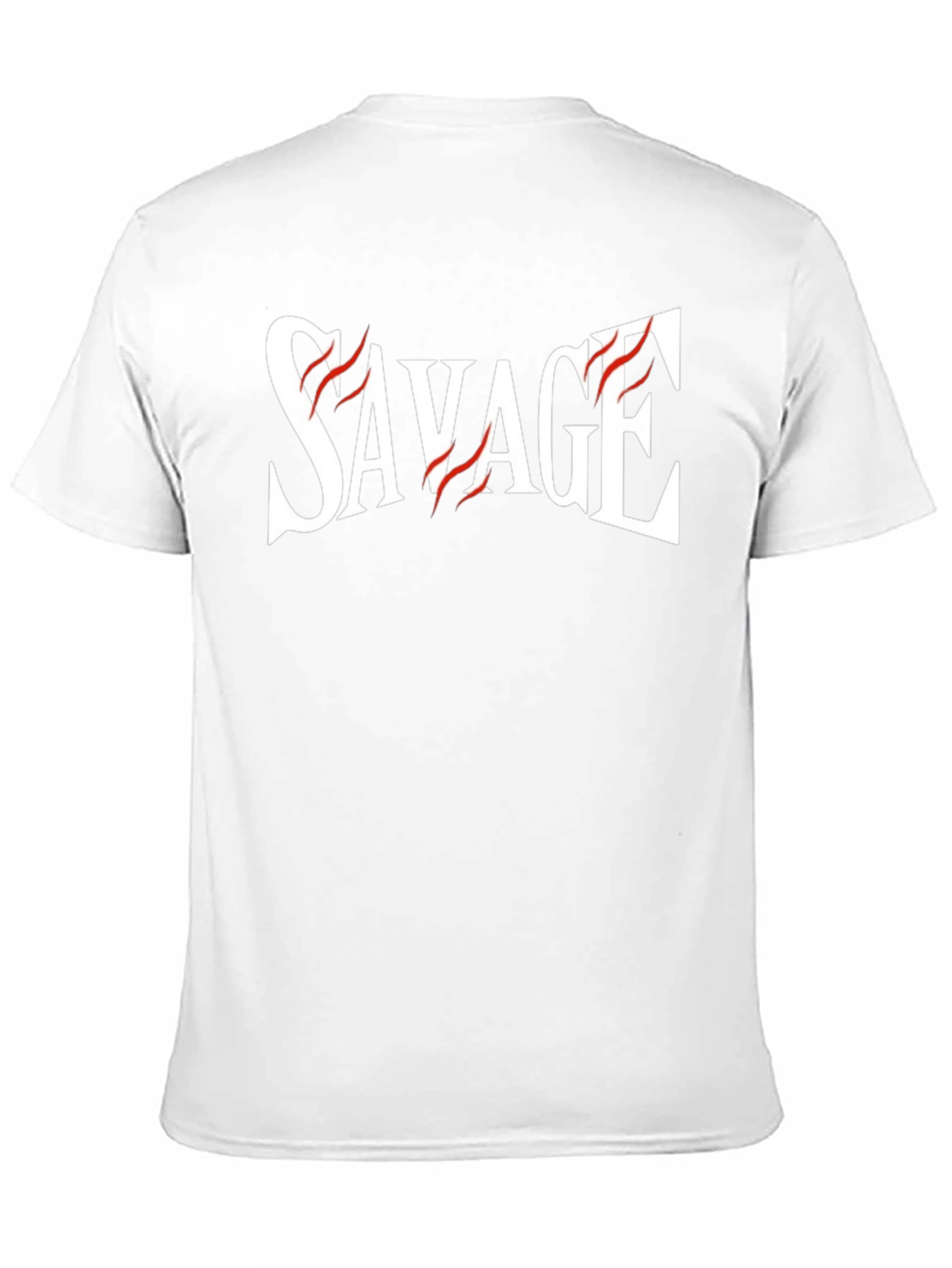Savage Graphic Print Black T-Shirt