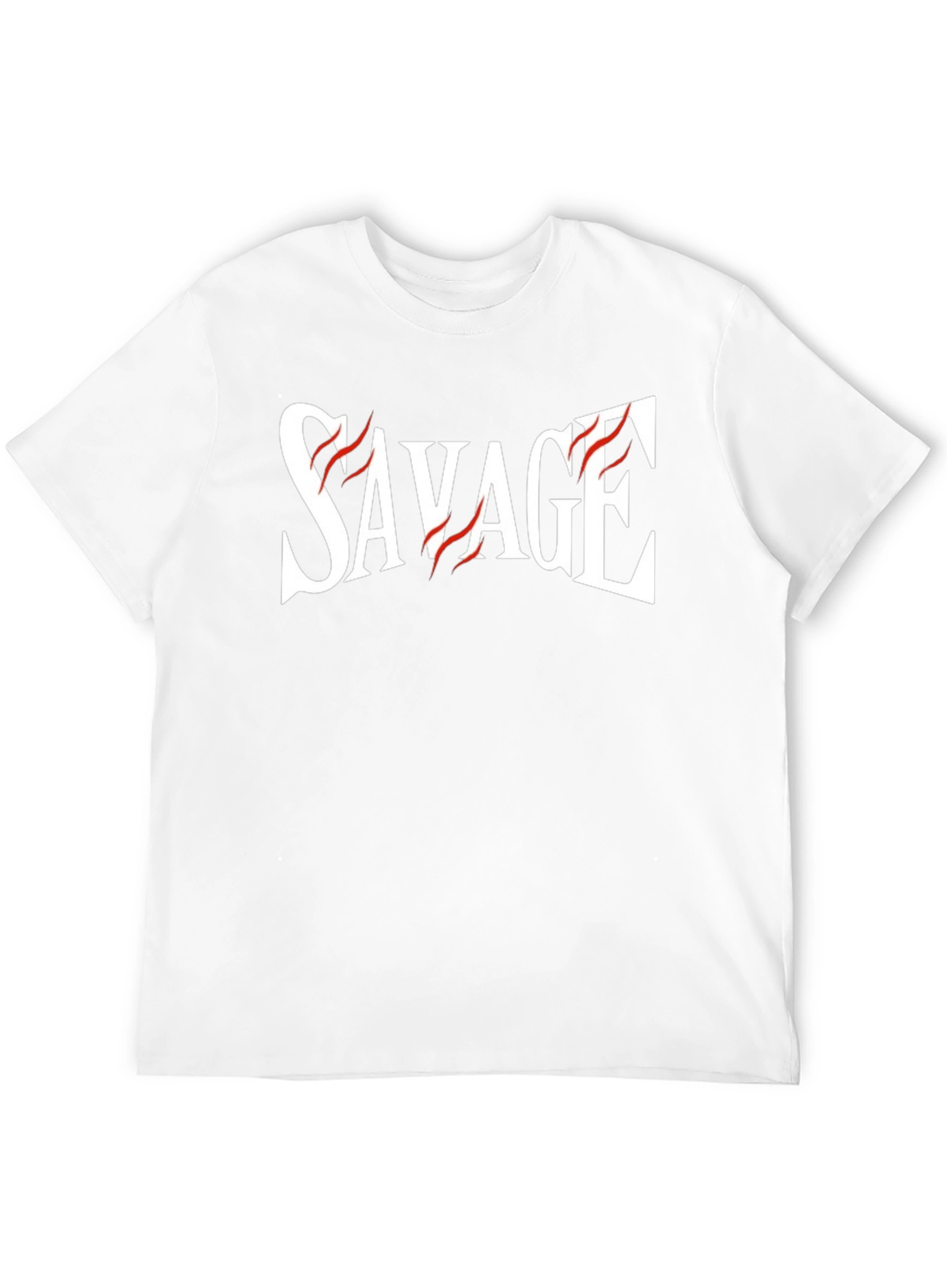 Savage Graphic Print Black T-Shirt