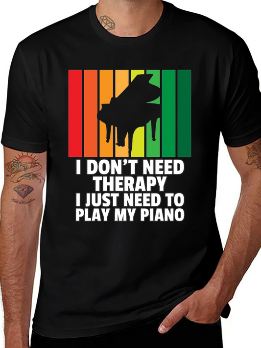 Piano T-Shirt - Therapy Alternative
