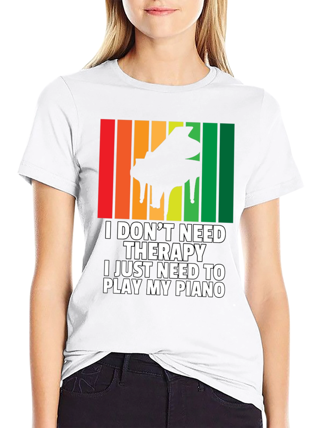 Piano T-Shirt - Therapy Alternative