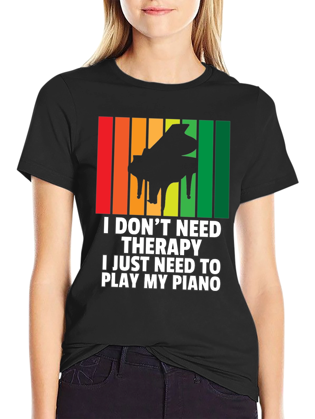 Piano T-Shirt - Therapy Alternative