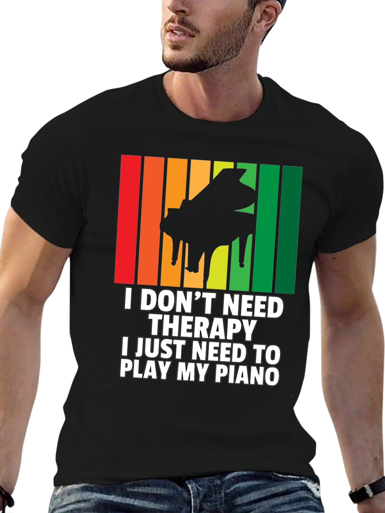 Piano T-Shirt - Therapy Alternative
