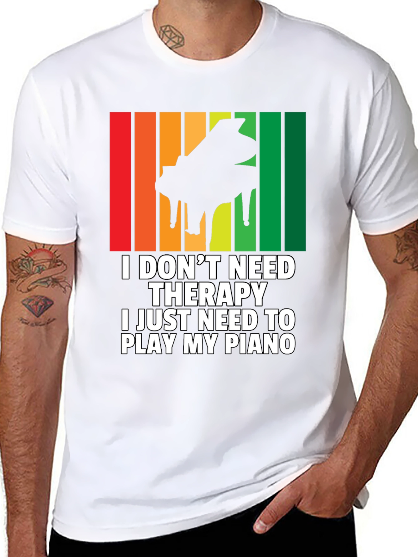 Piano T-Shirt - Therapy Alternative