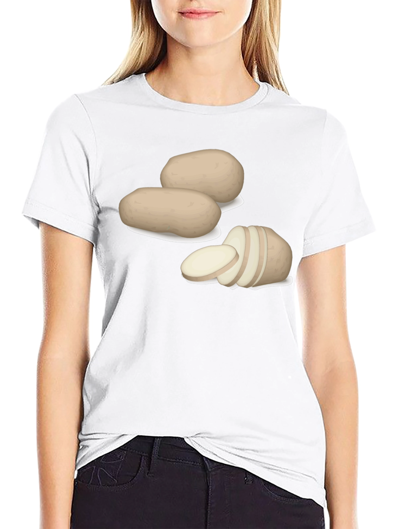 Potato Graphic Tee - Funny Foodie Shirt