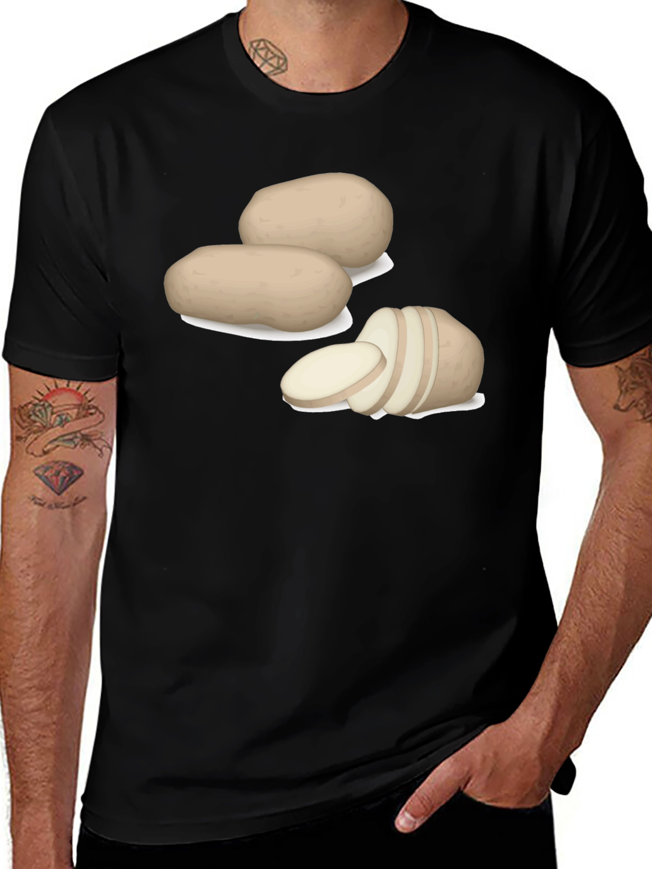 Potato Graphic Tee - Funny Foodie Shirt