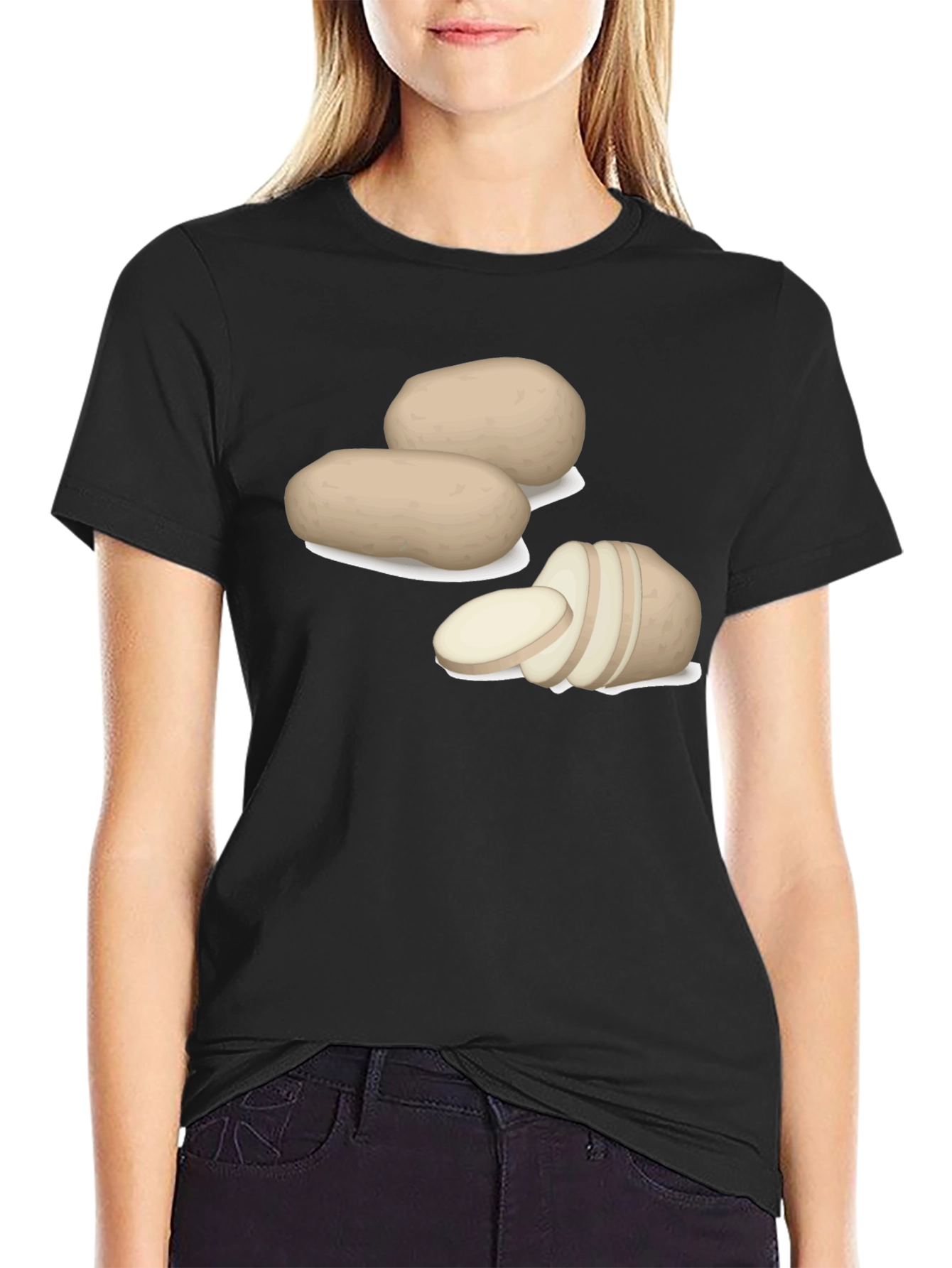 Potato Graphic Tee - Funny Foodie Shirt
