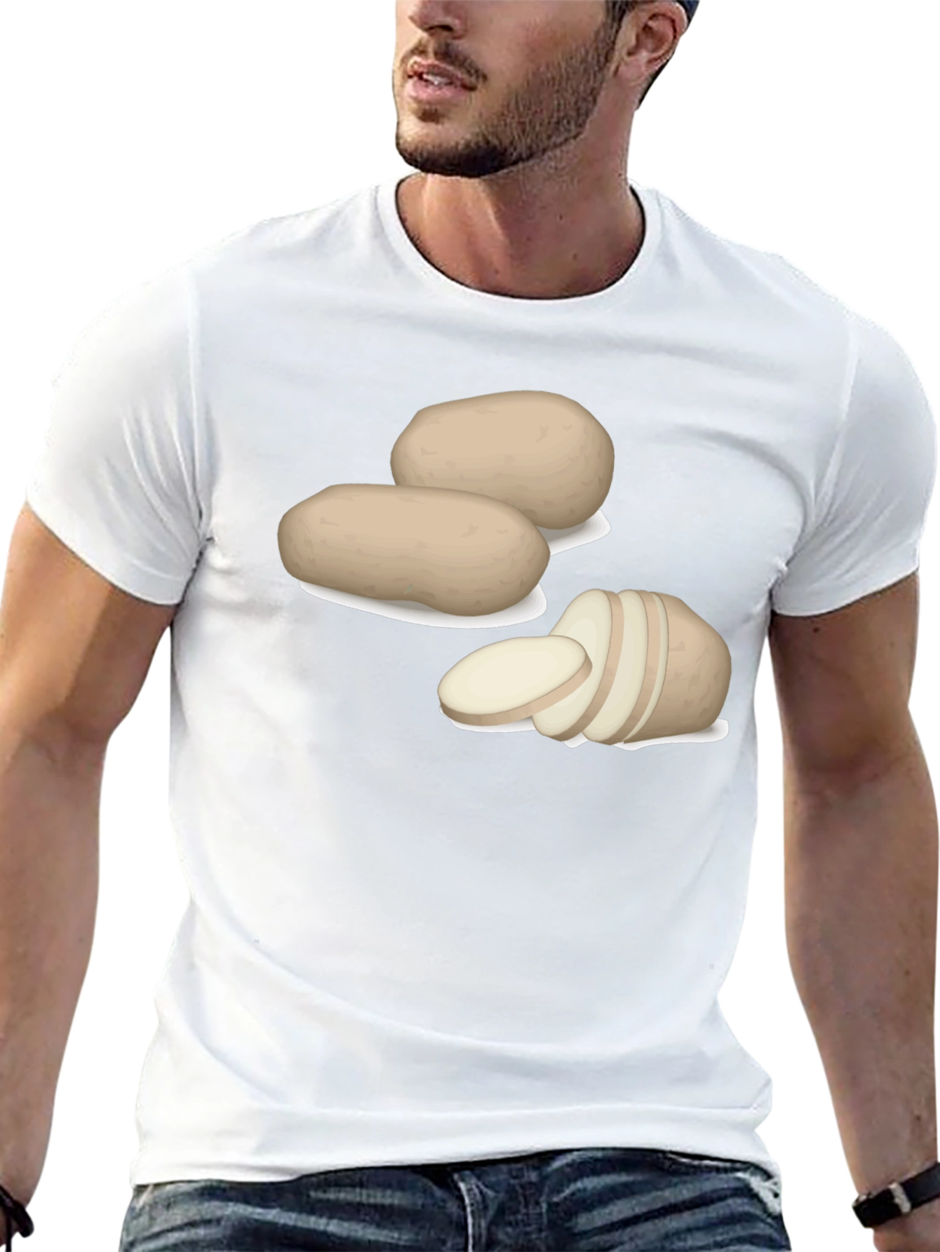 Potato Graphic Tee - Funny Foodie Shirt