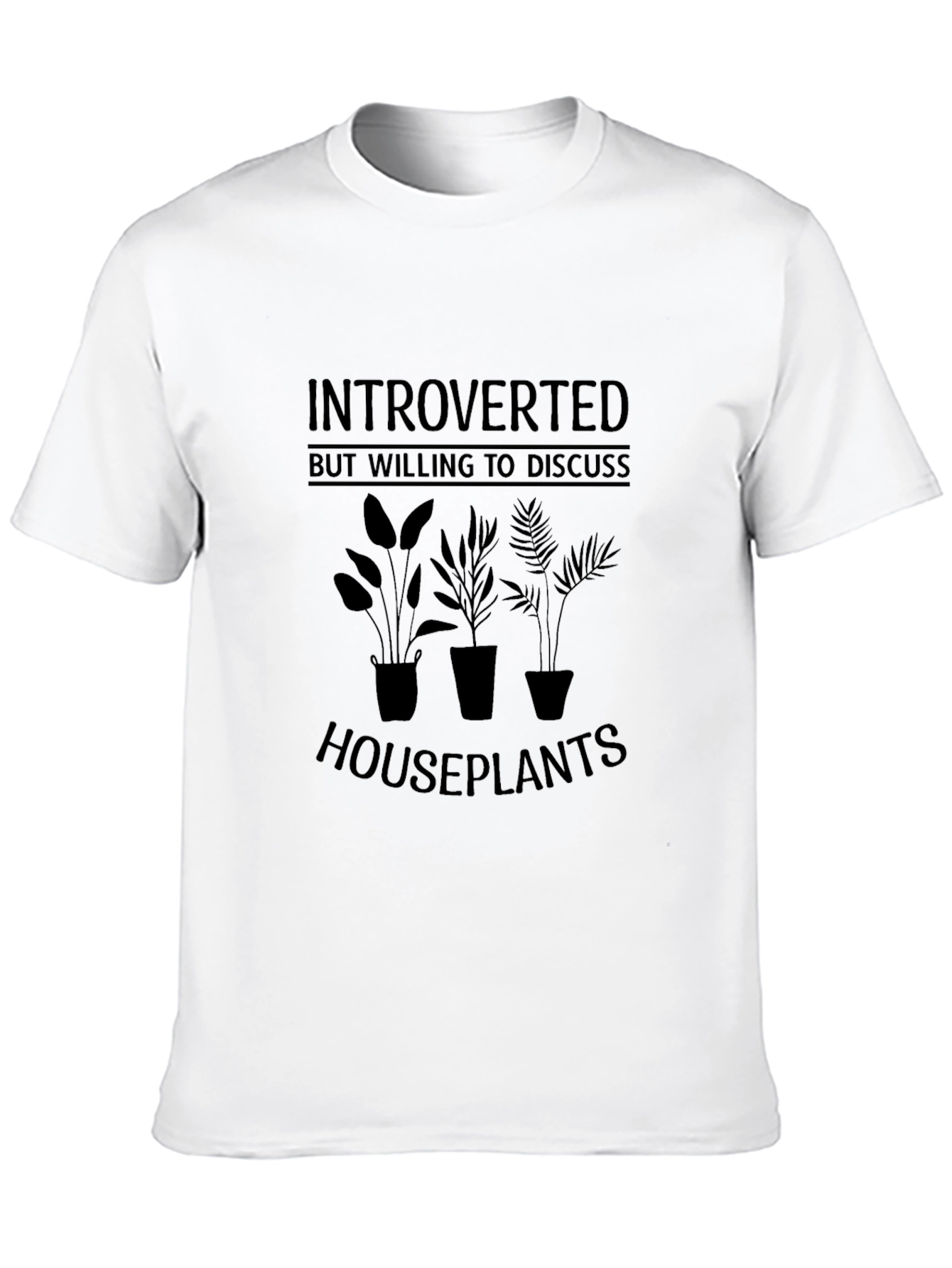 Introverted Houseplant Enthusiast T-Shirt