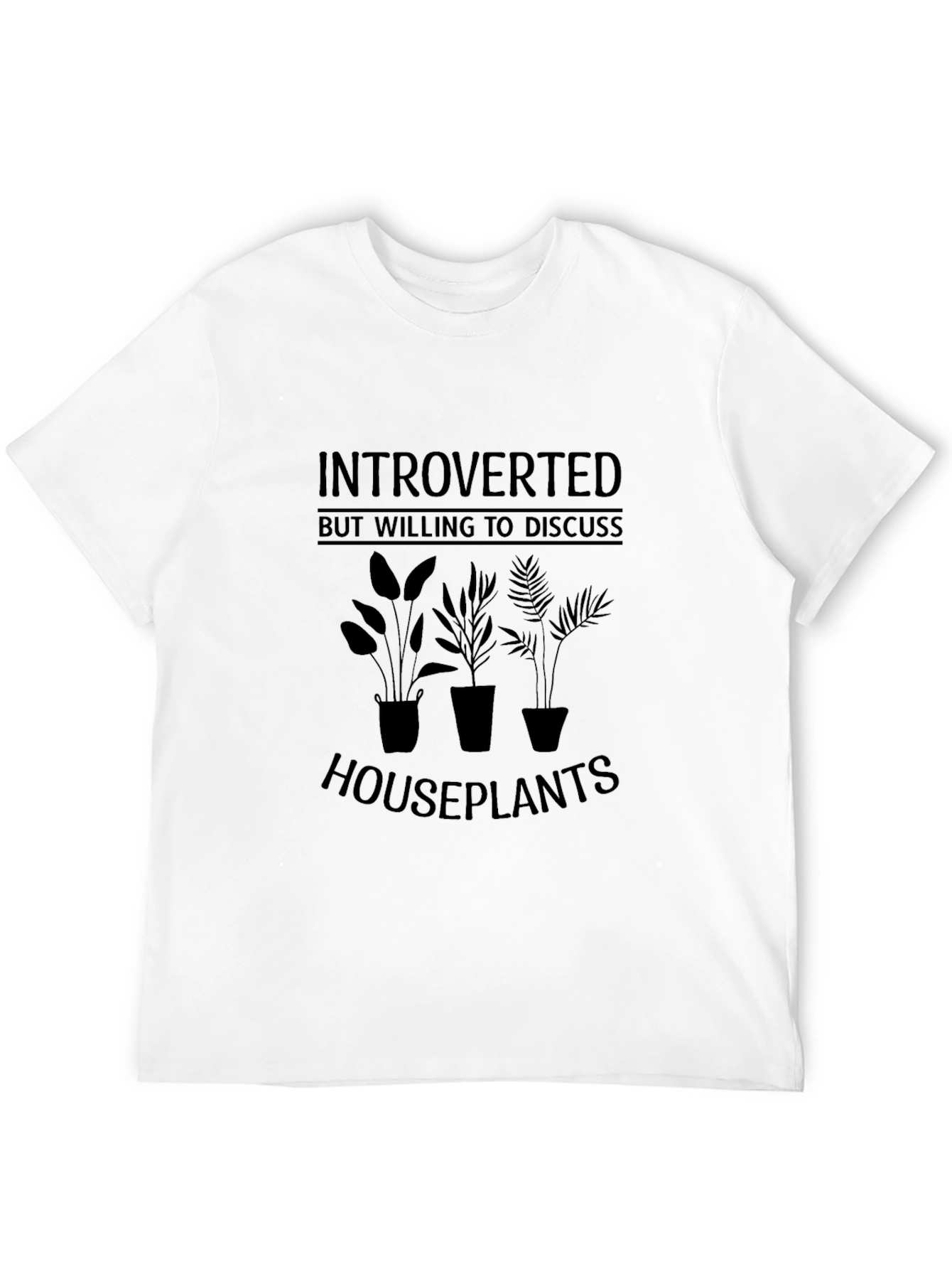 Introverted Houseplant Enthusiast T-Shirt