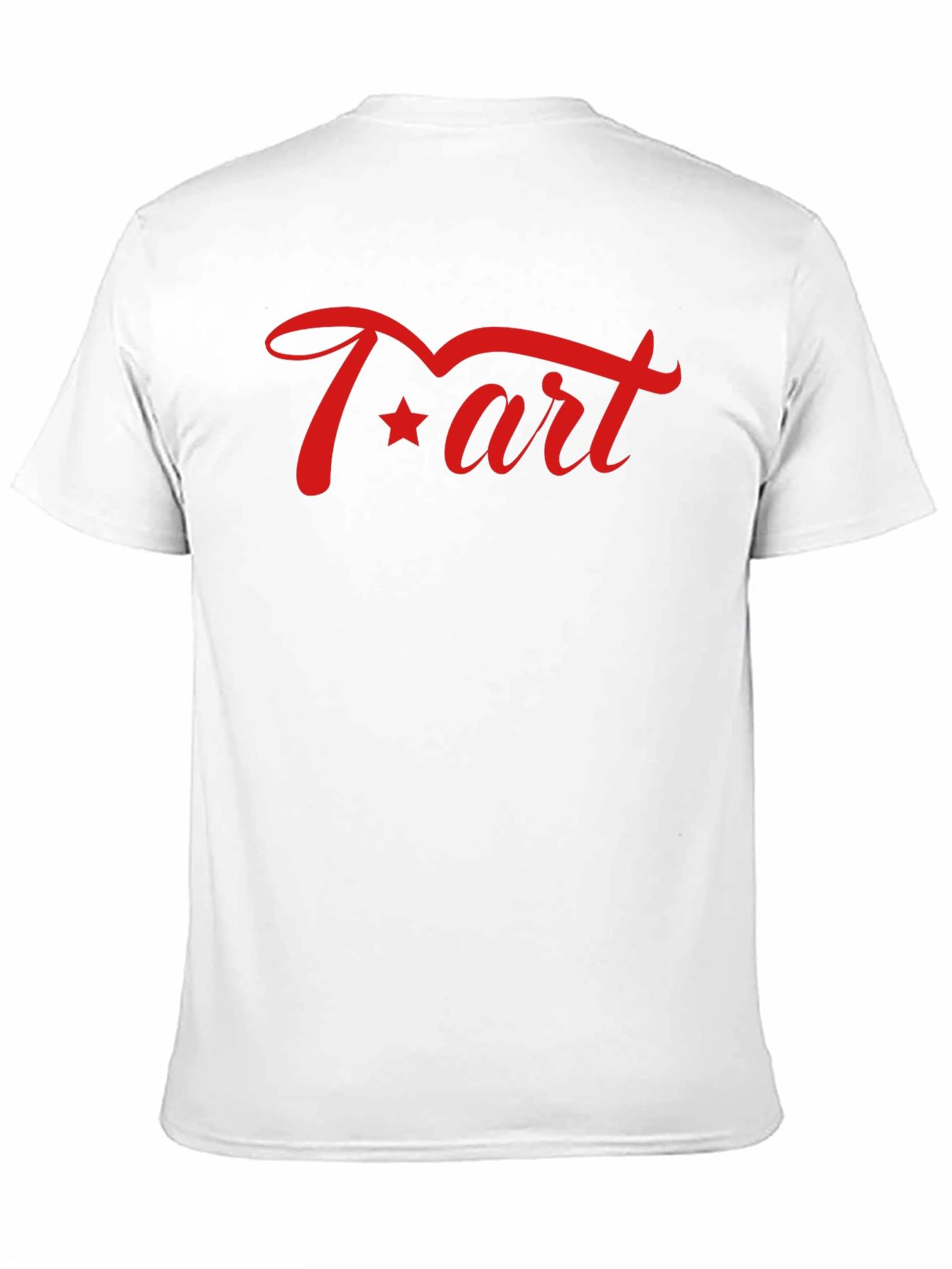 Red T-art Graphic Tee - Soft Cotton Blend