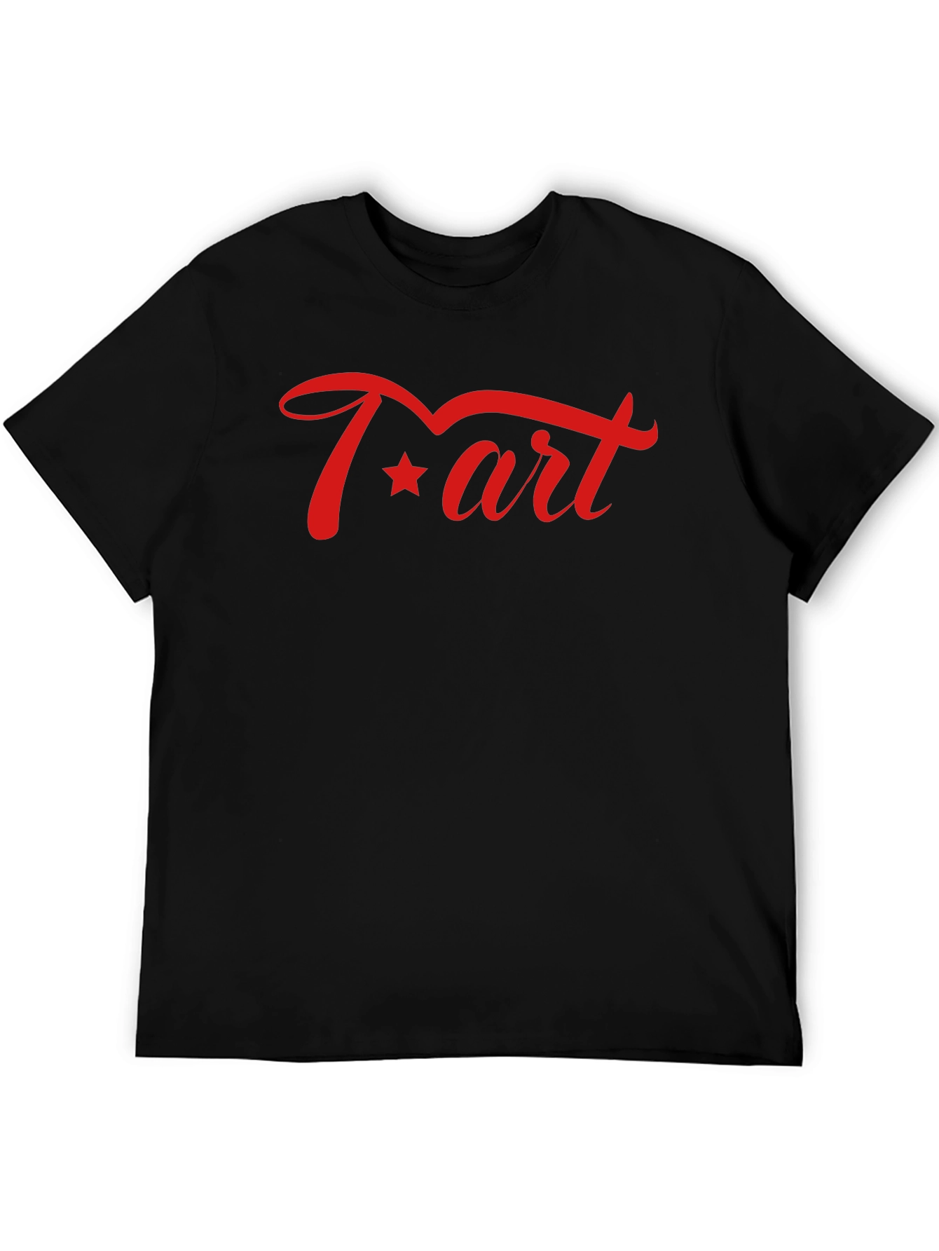 Red T-art Graphic Tee - Soft Cotton Blend