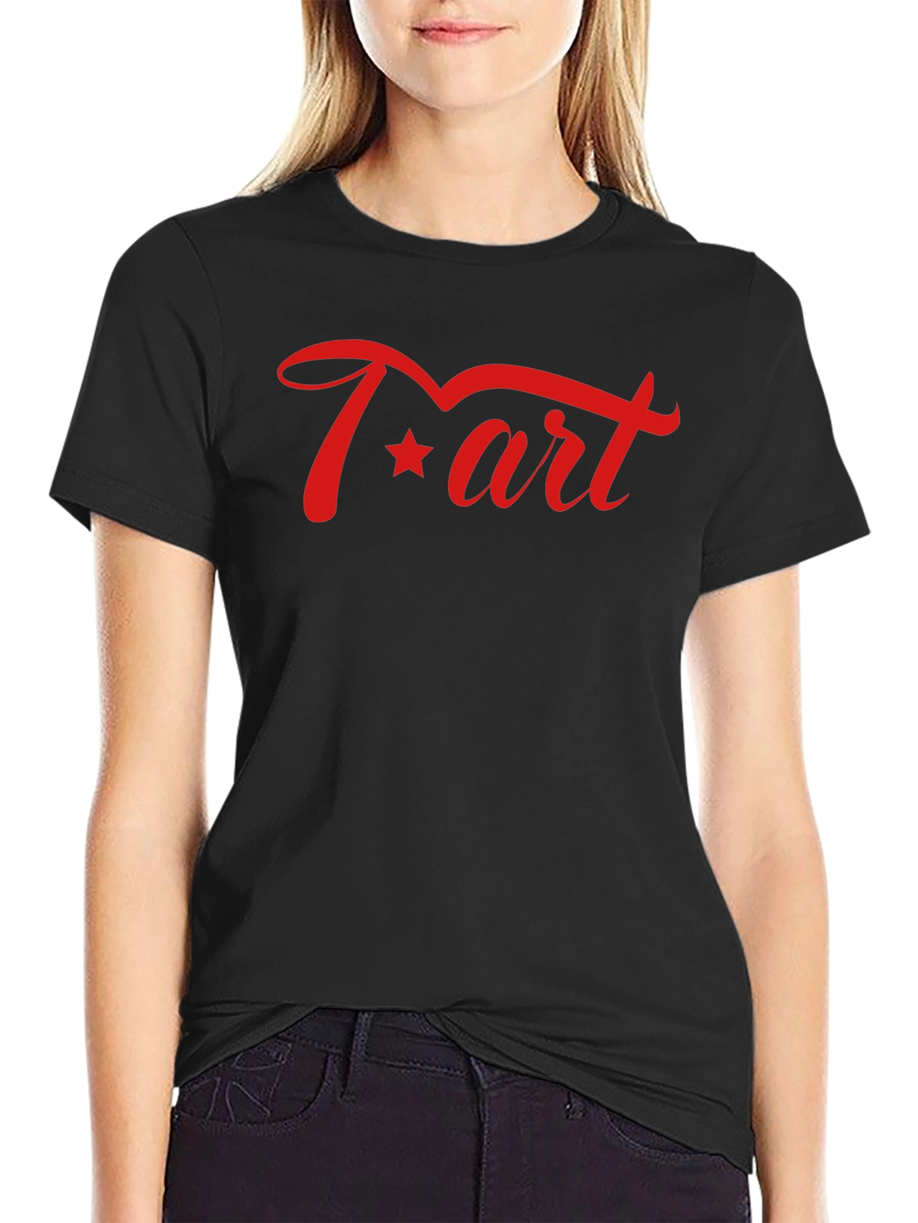 Red T-art Graphic Tee - Soft Cotton Blend