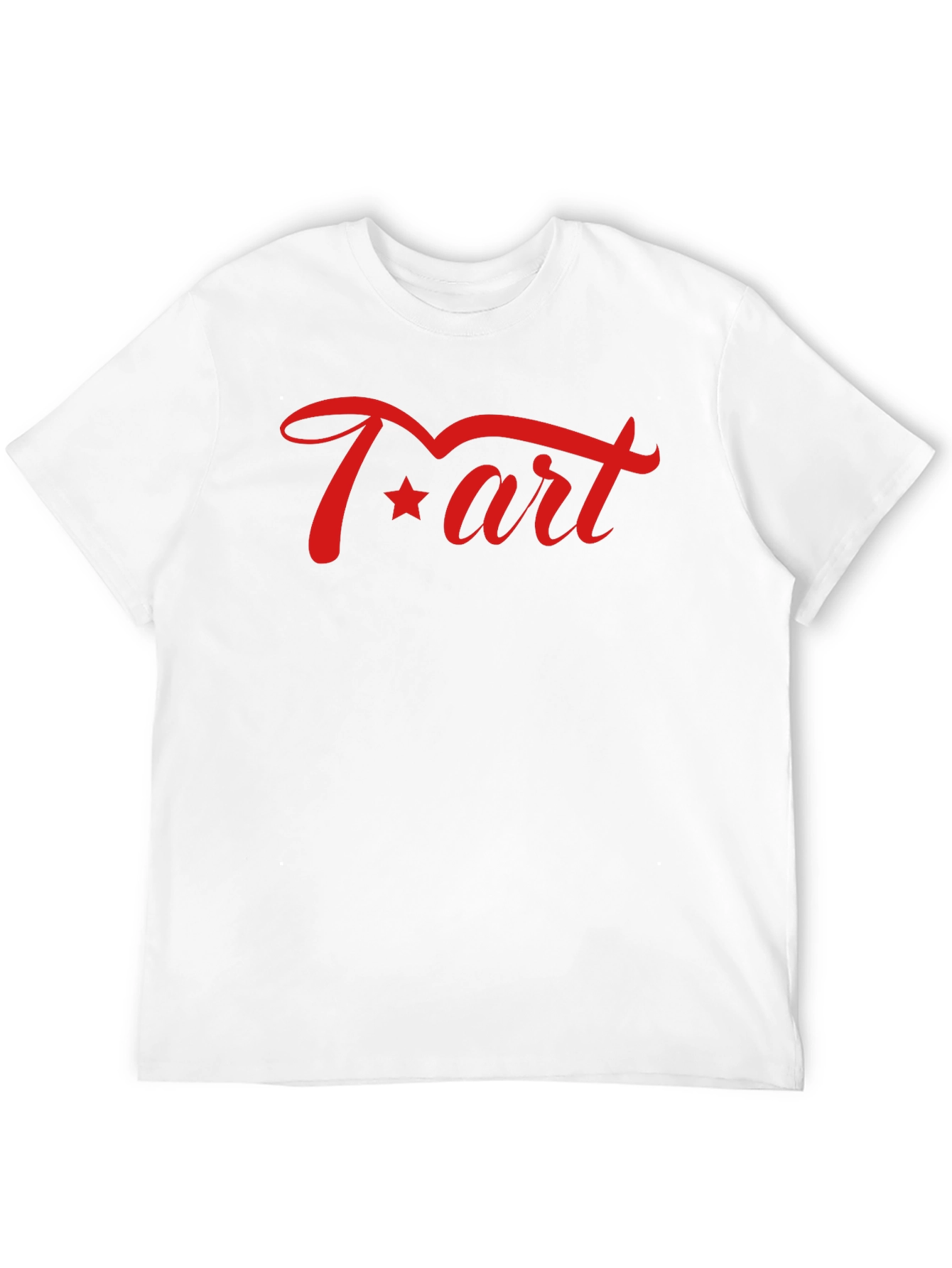 Red T-art Graphic Tee - Soft Cotton Blend