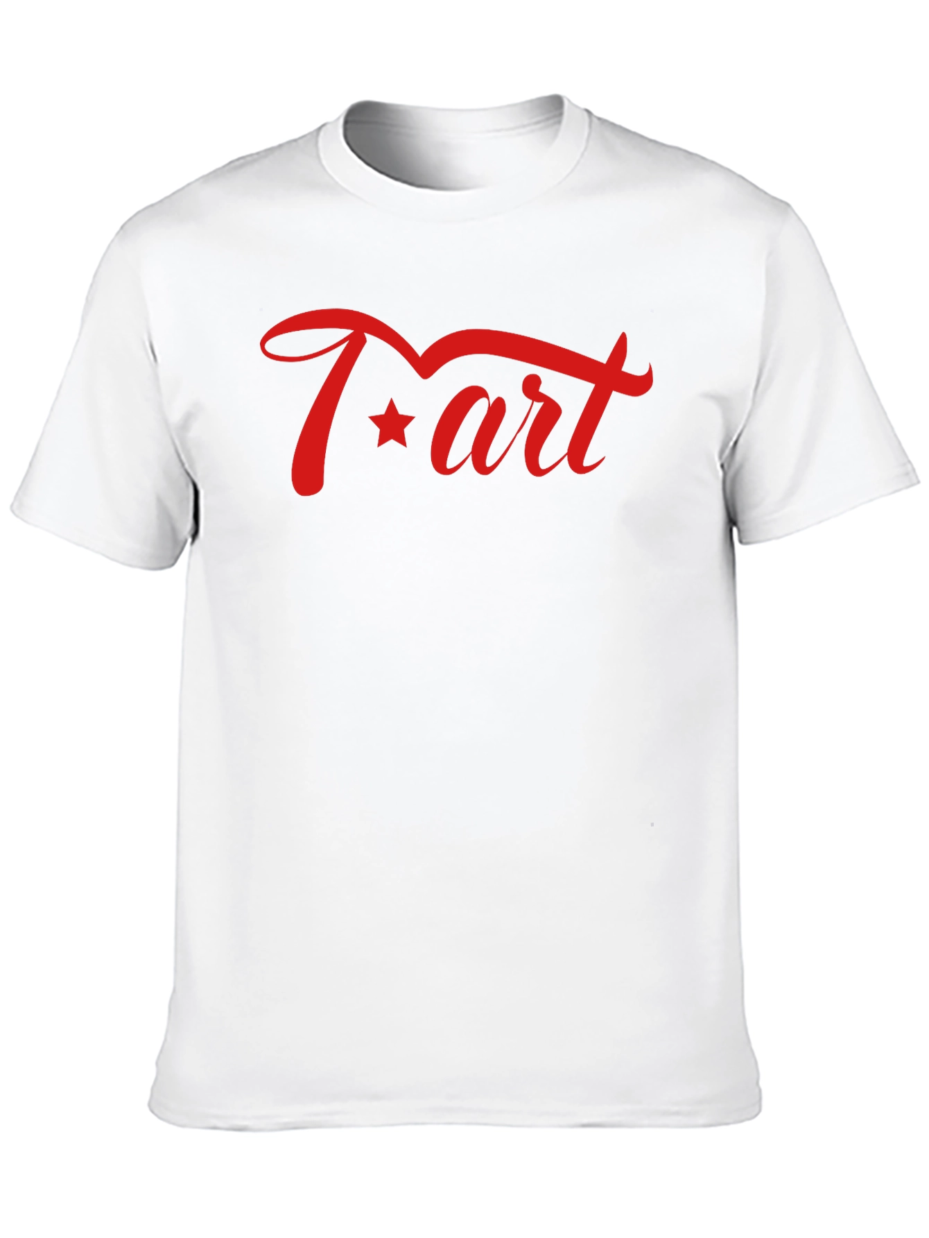 Red T-art Graphic Tee - Soft Cotton Blend
