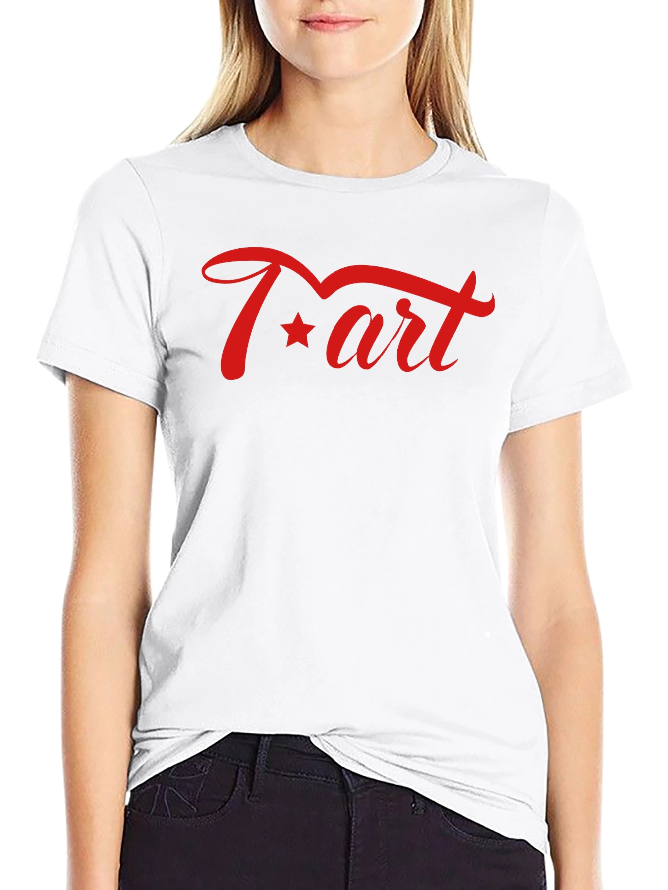 Red T-art Graphic Tee - Soft Cotton Blend
