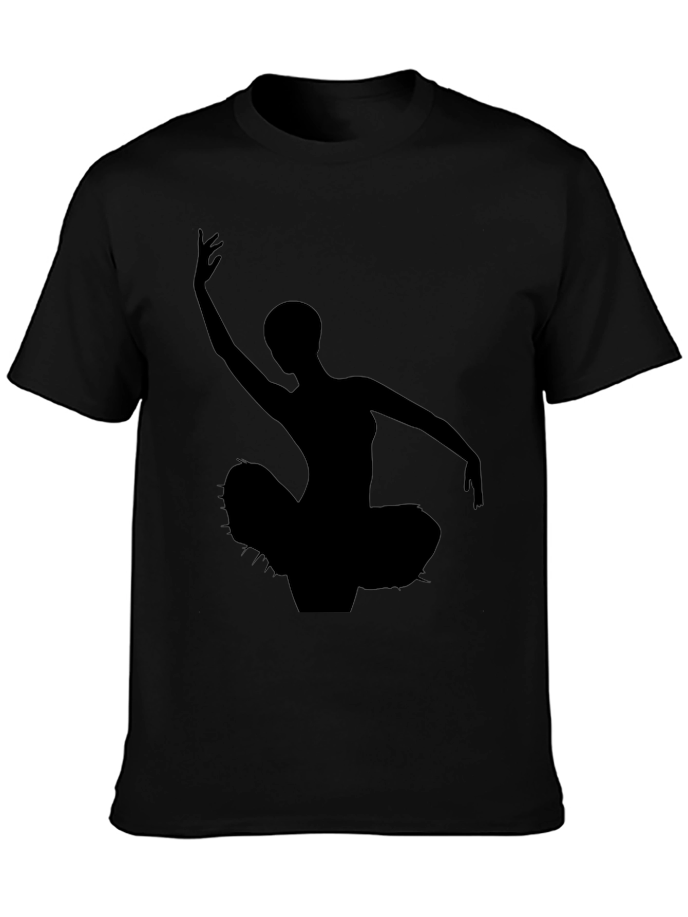 Ballerina Graphic T-Shirt - Black