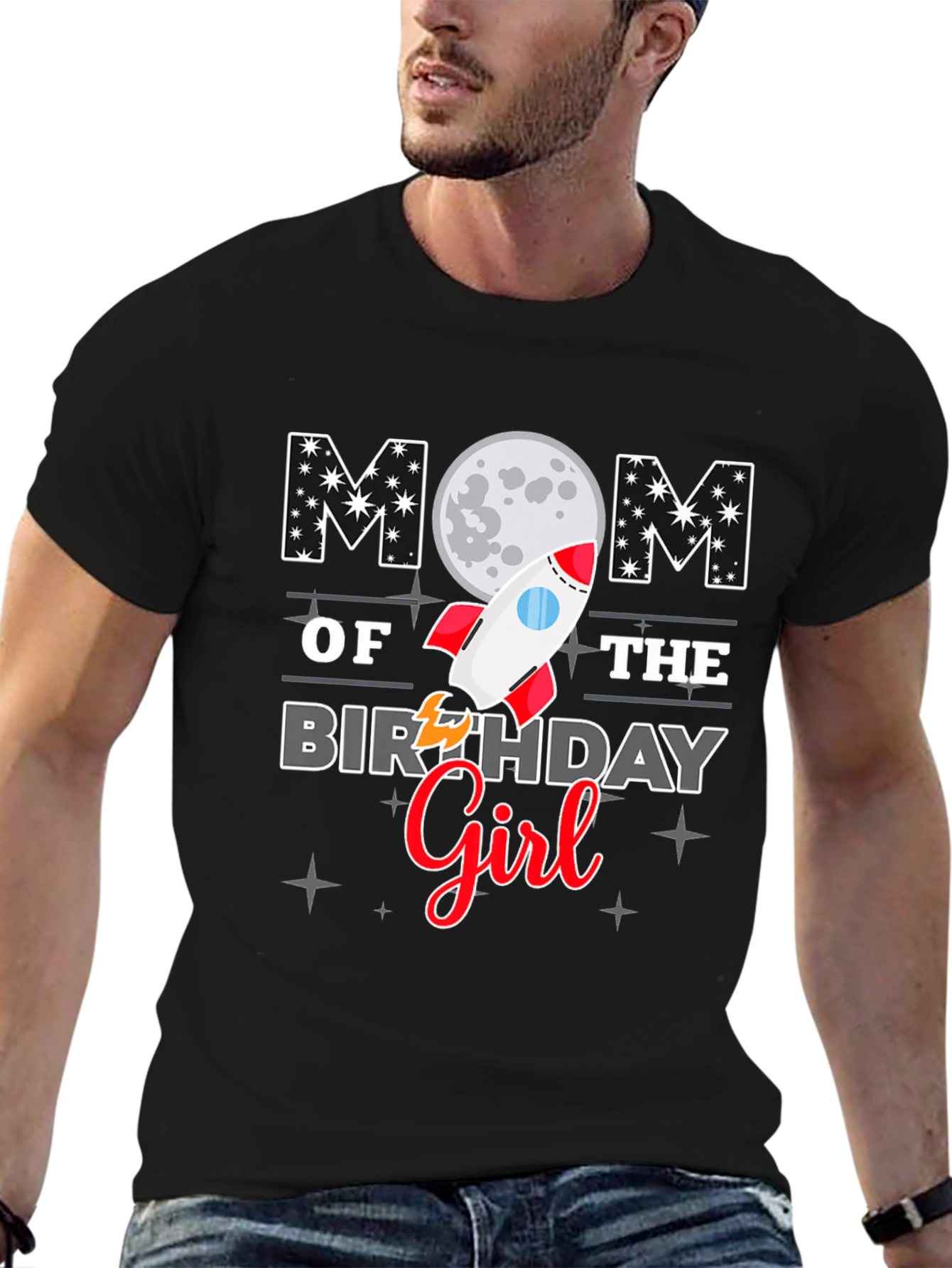 Mom of the Birthday Girl Graphic Tee