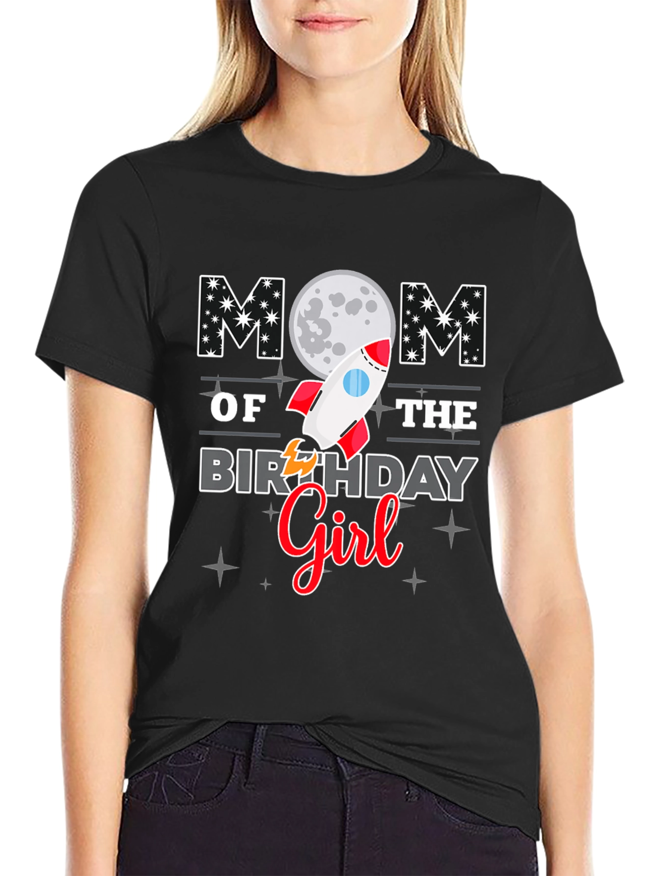 Mom of the Birthday Girl Graphic Tee