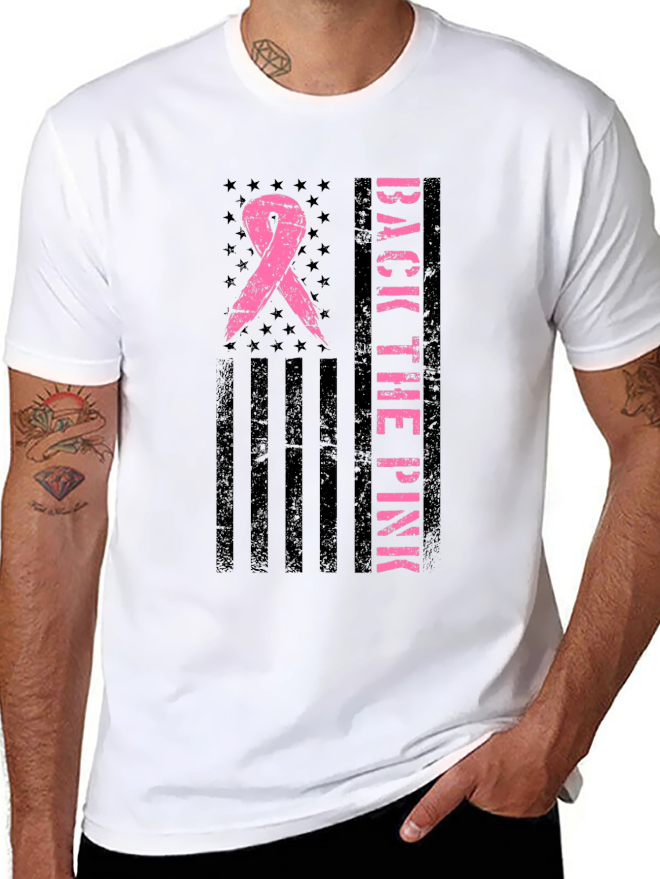 Back the Pink Breast Cancer Awareness T-Shirt