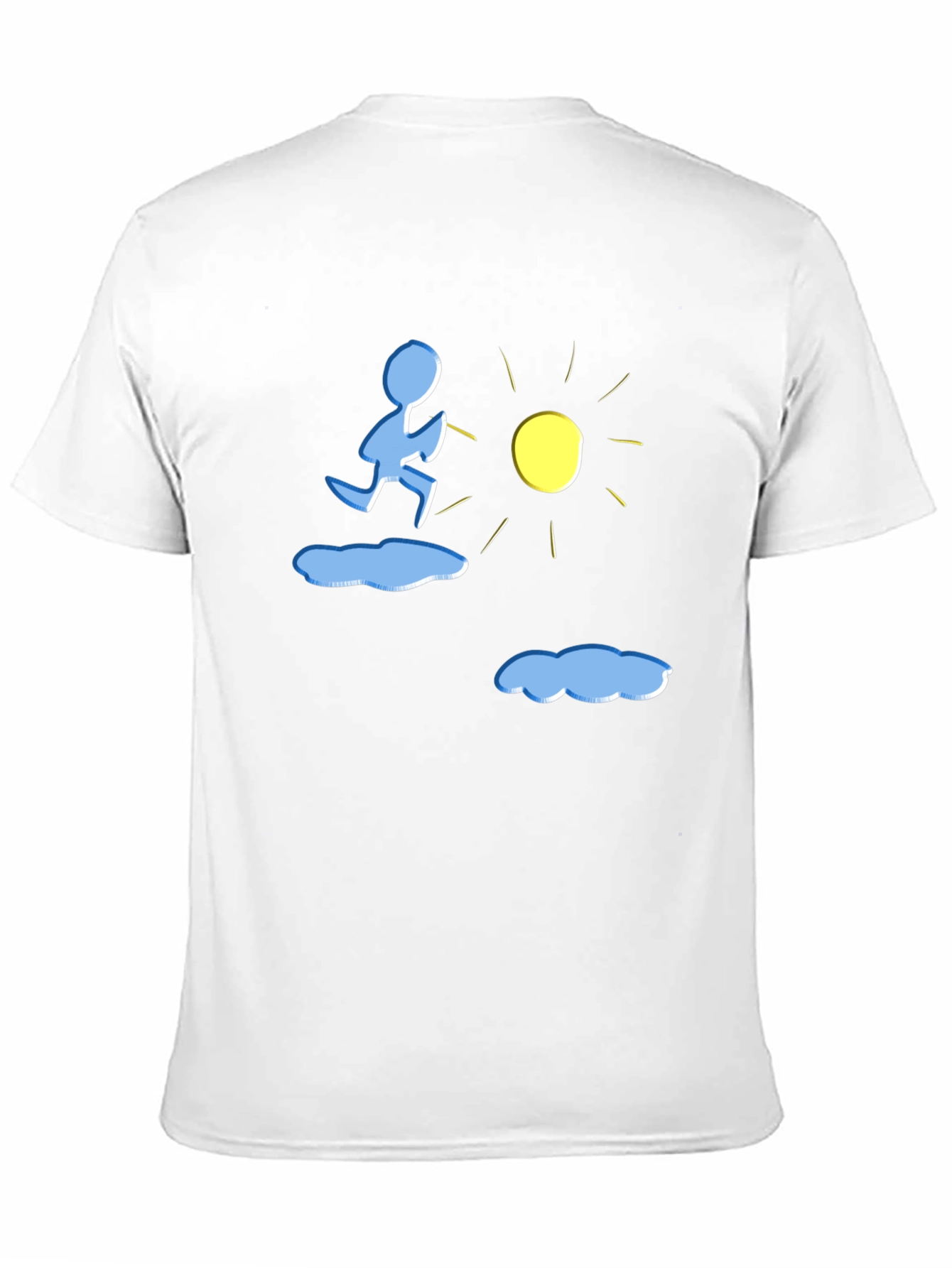 Running to the Sun Black Graphic Tee