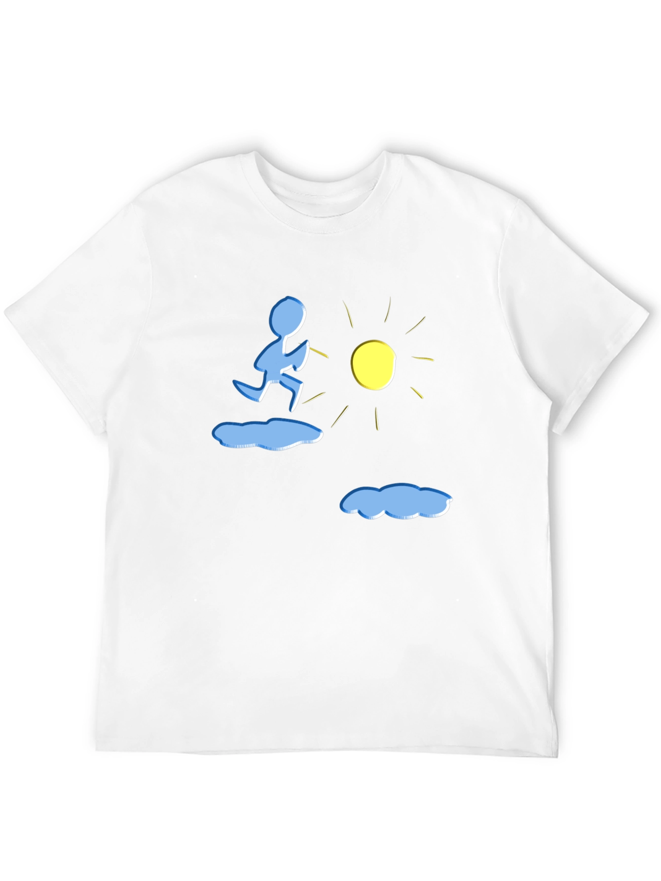 Running to the Sun Black Graphic Tee