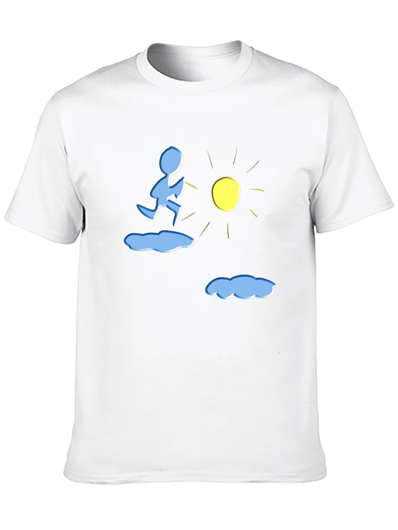 Running to the Sun Black Graphic Tee