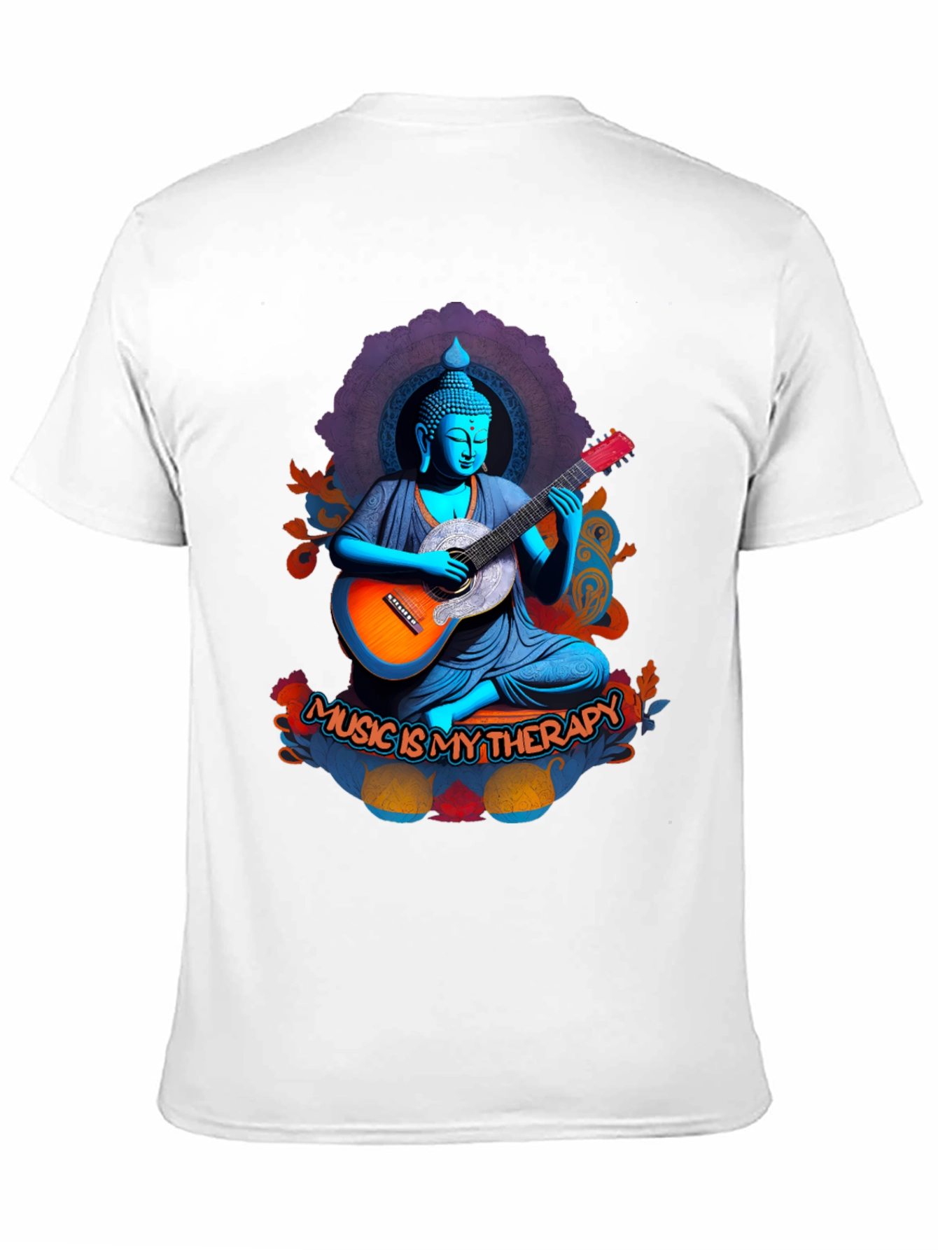Buddha Music Therapy Graphic Tee