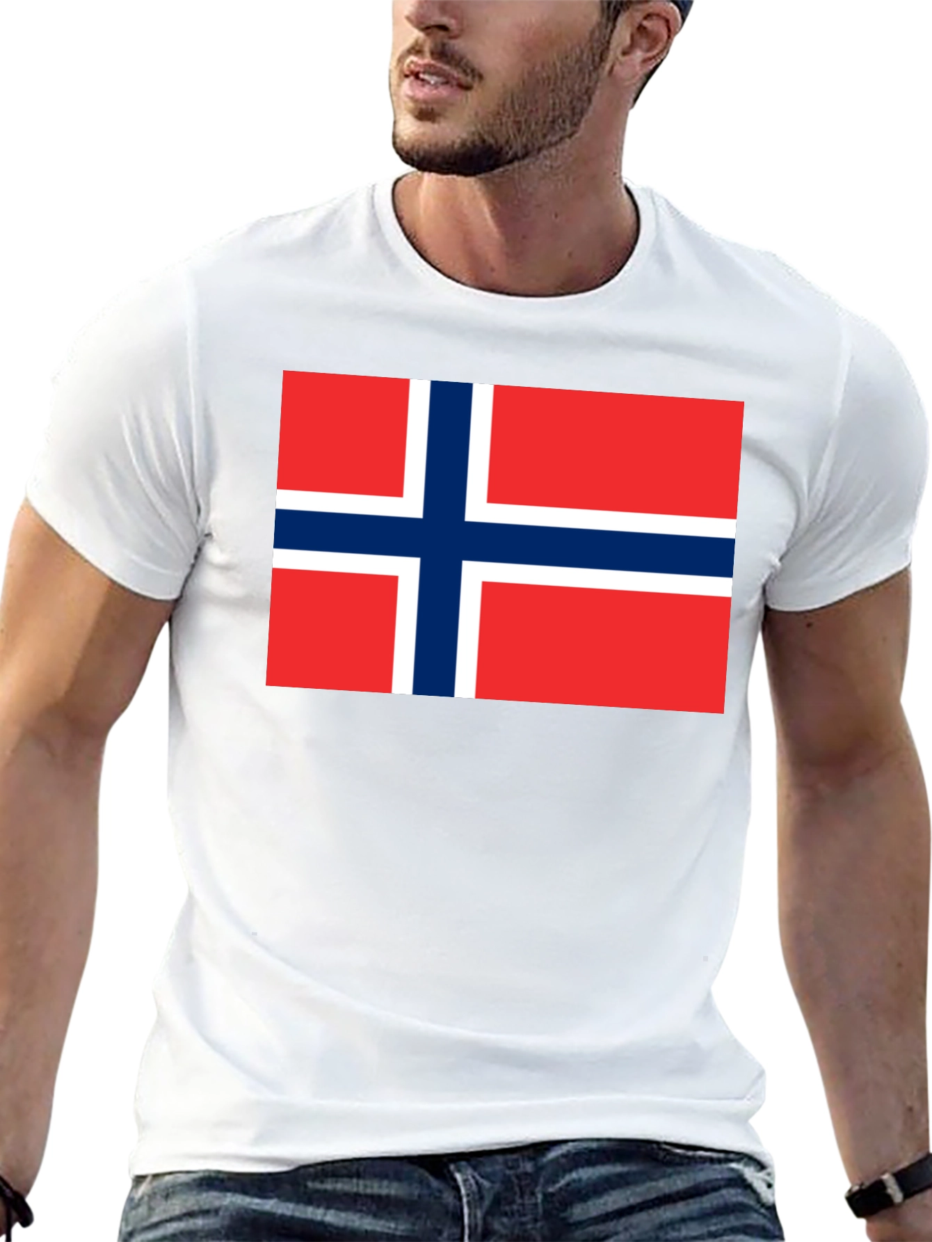 Norway Flag Graphic T-Shirt