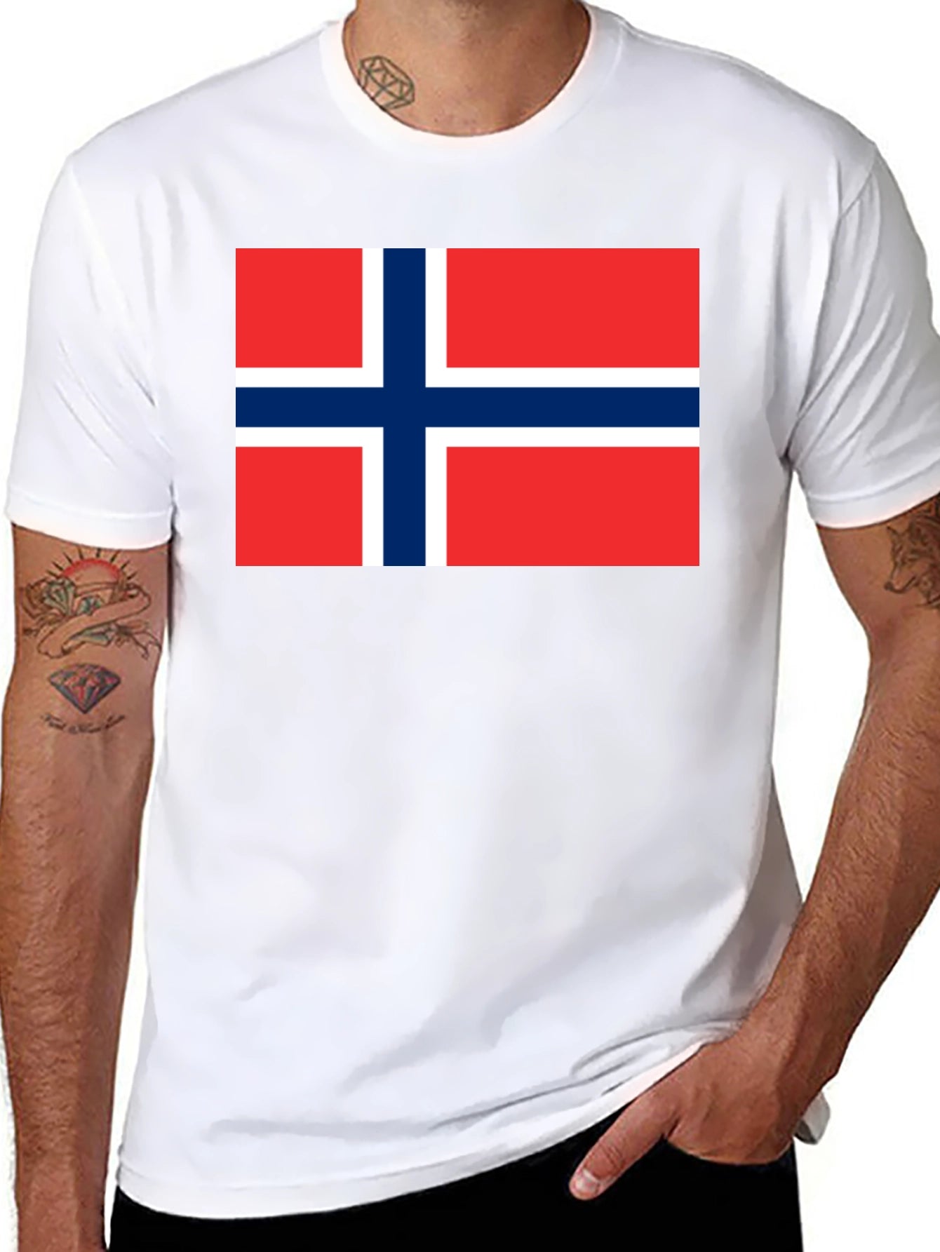 Norway Flag Graphic T-Shirt