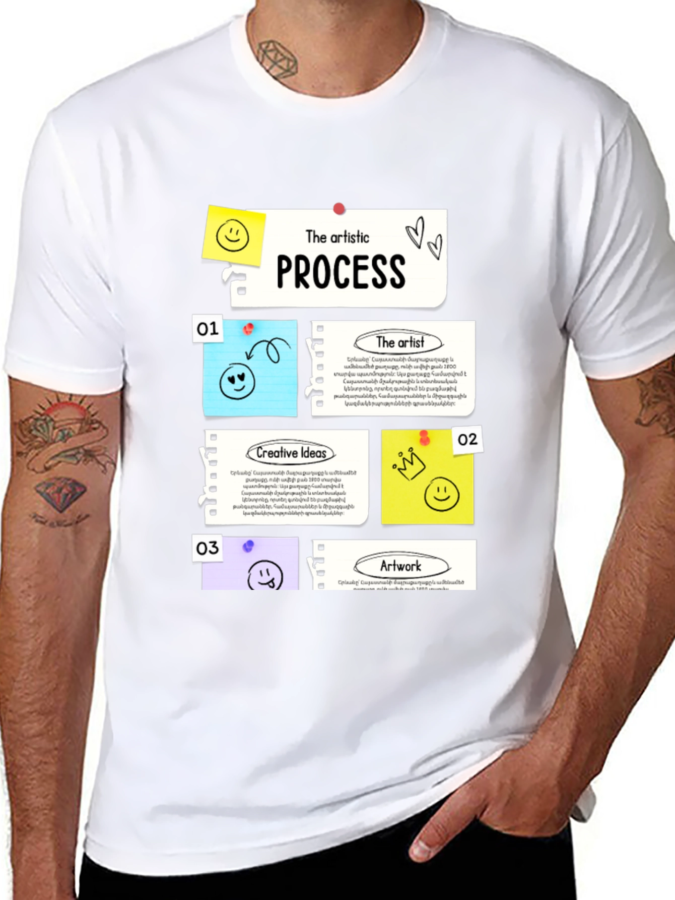 Artistic Process Graphic T-Shirt