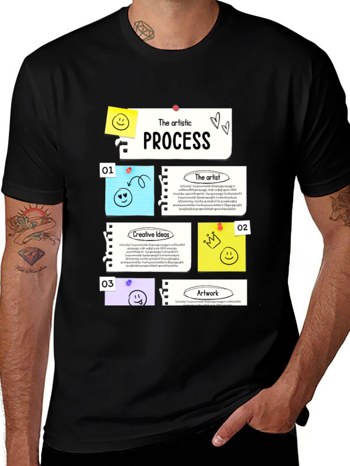 Artistic Process Graphic T-Shirt