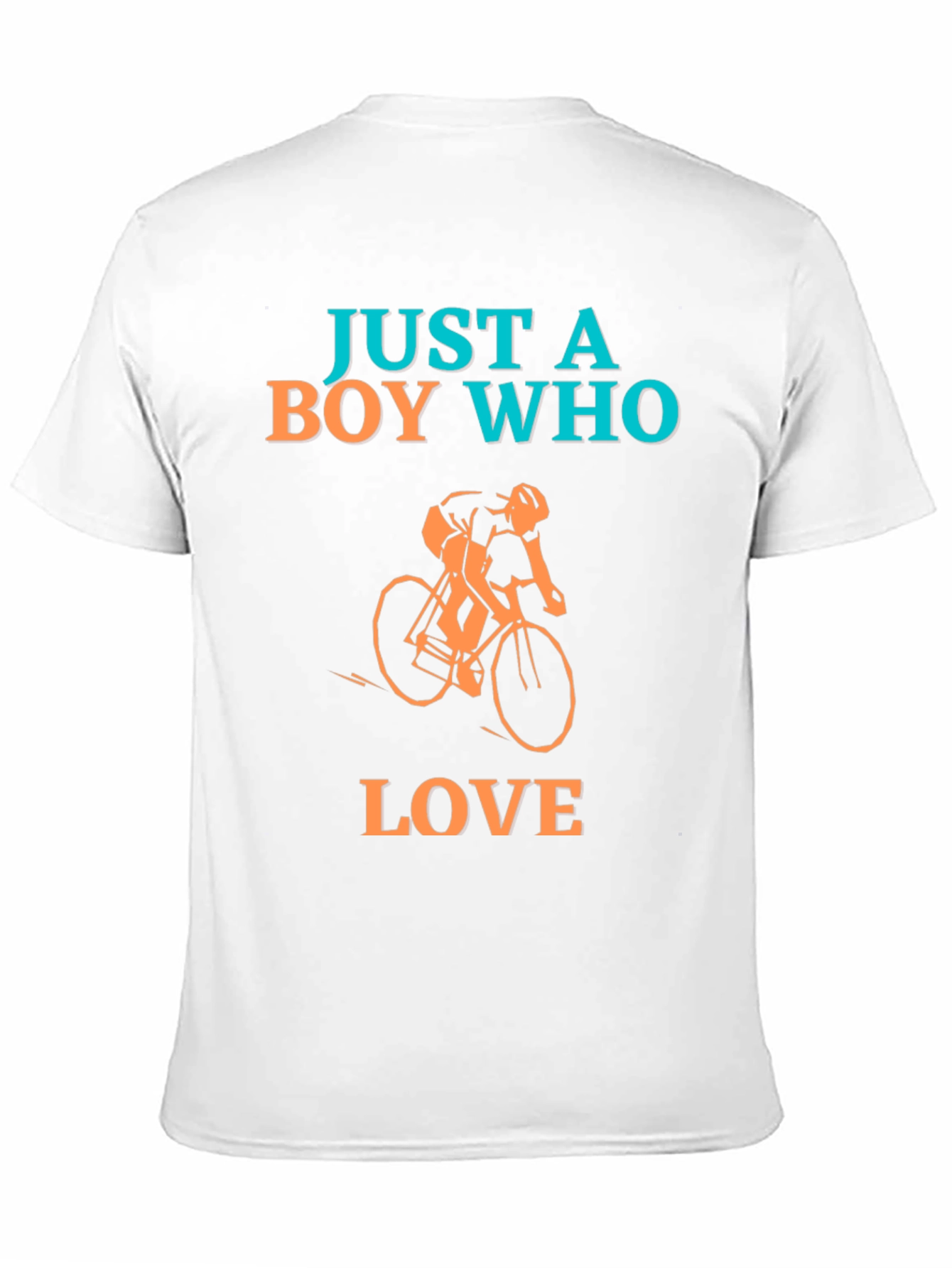 Boy Who Loves Cycling Graphic T-Shirt