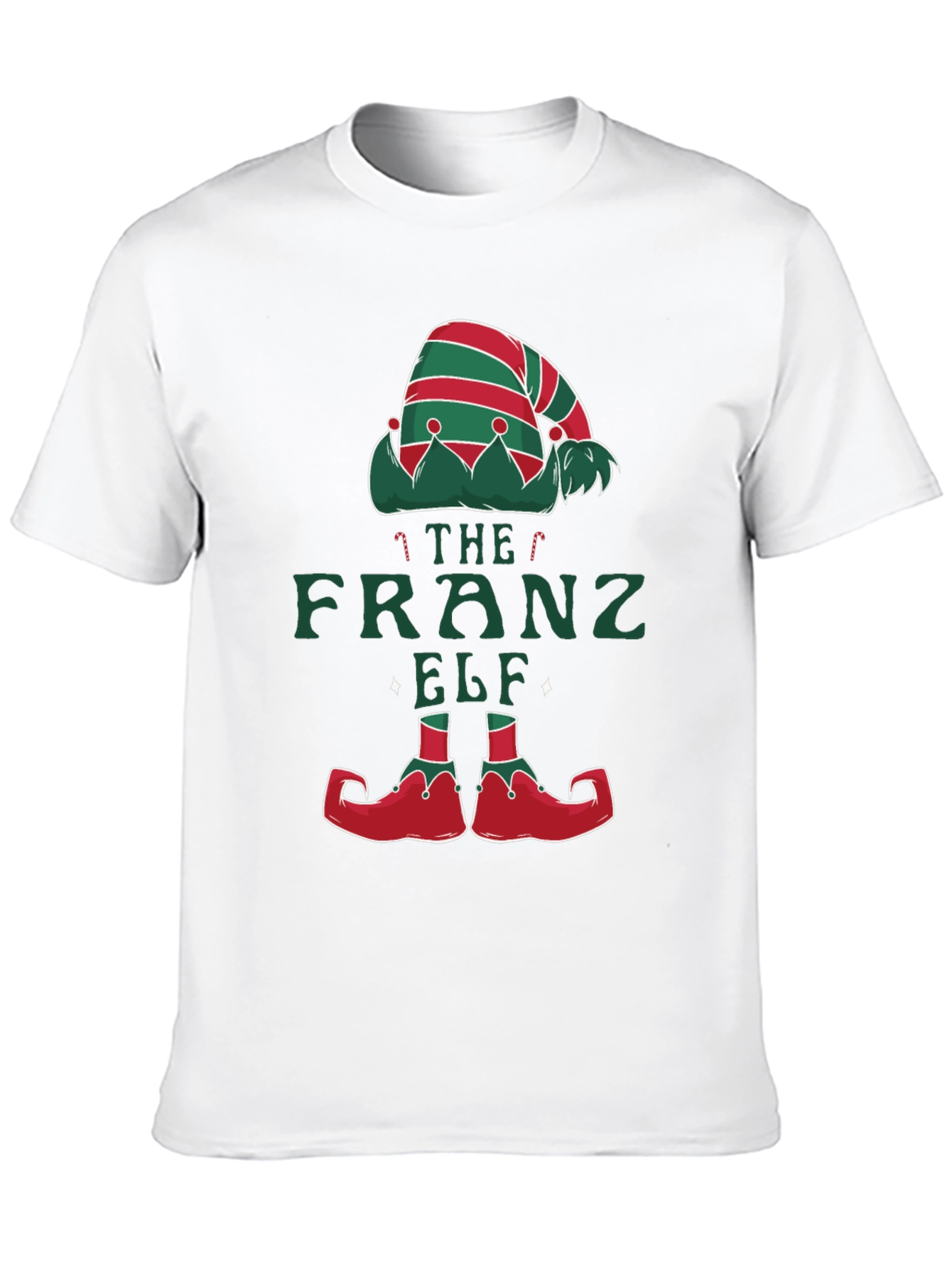 The Franz Elf T-Shirt Holiday Festive Tee