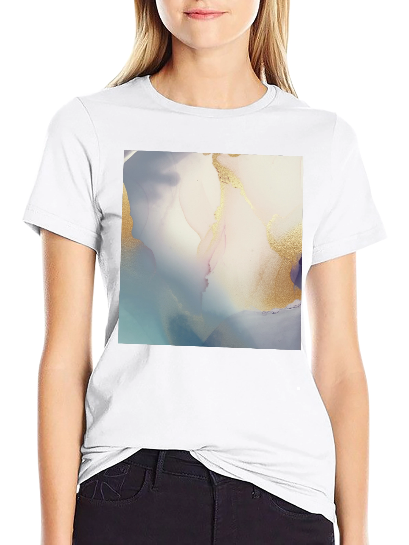 Abstract Art Graphic Tee - Modern Print T-Shirt