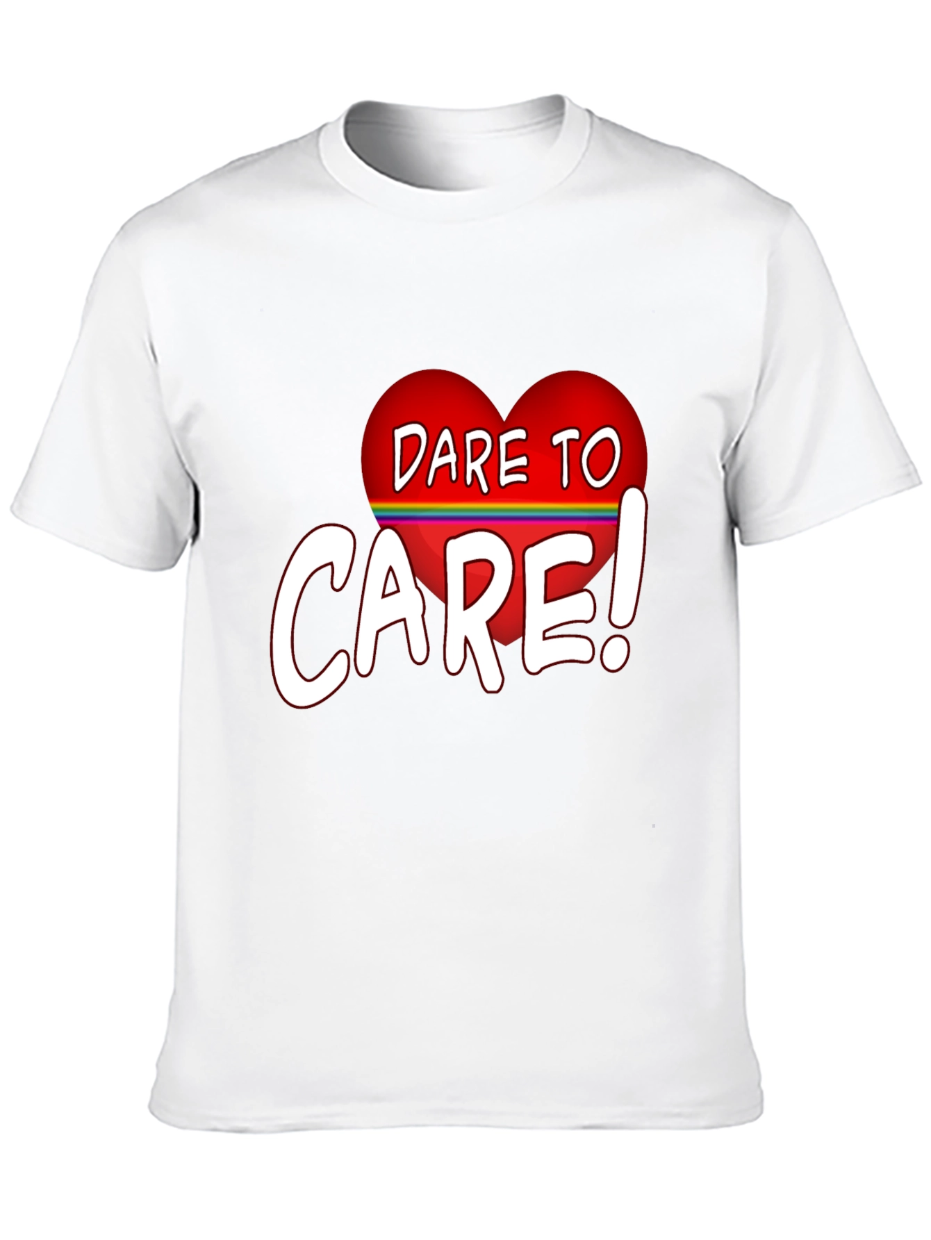 Dare To Care Heart T-Shirt