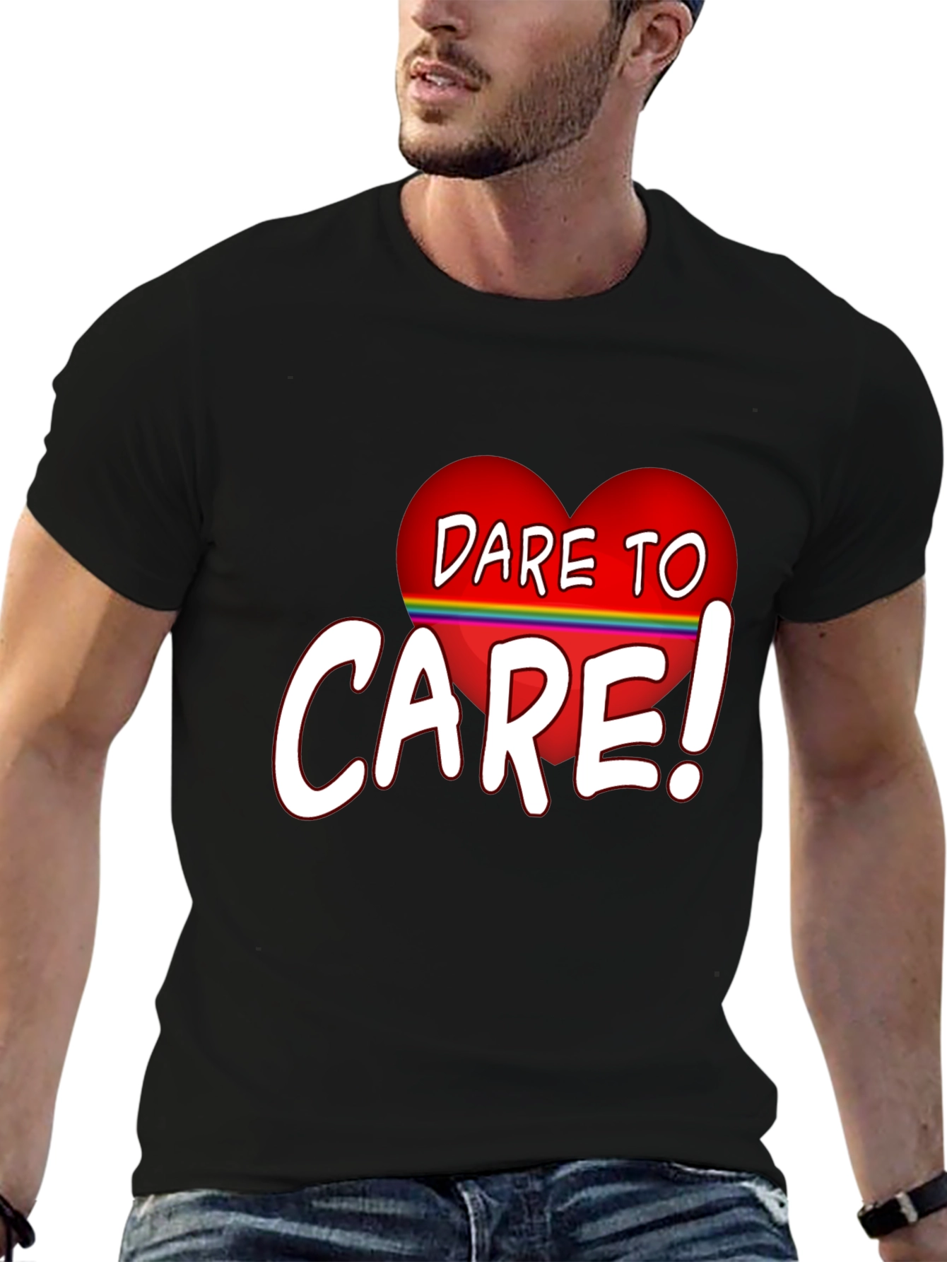 Dare To Care Heart T-Shirt