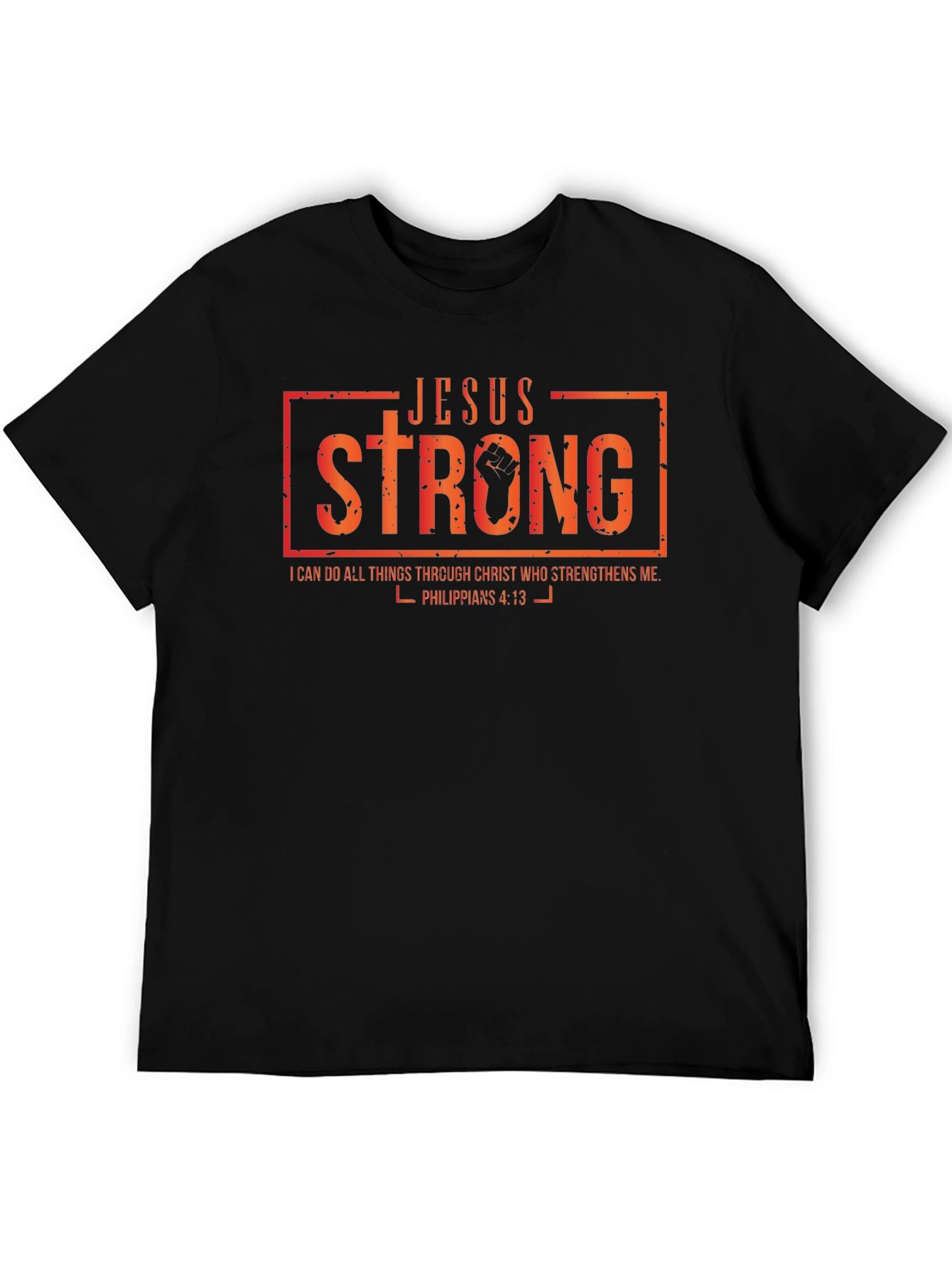 Jesus Strong Graphic T-Shirt - Christian Apparel