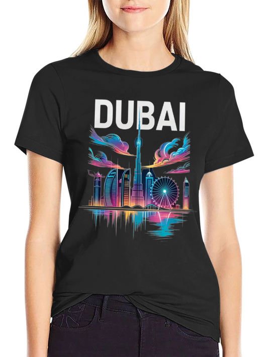 Dubai Skyline Graphic T-Shirt