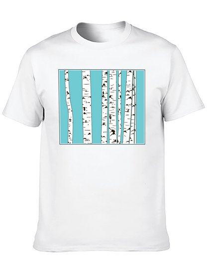 Birch Trees Graphic T-Shirt - Nature Inspired Tee