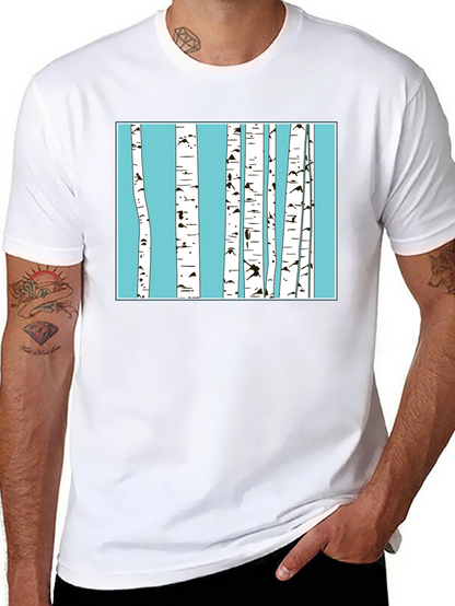 Birch Trees Graphic T-Shirt - Nature Inspired Tee