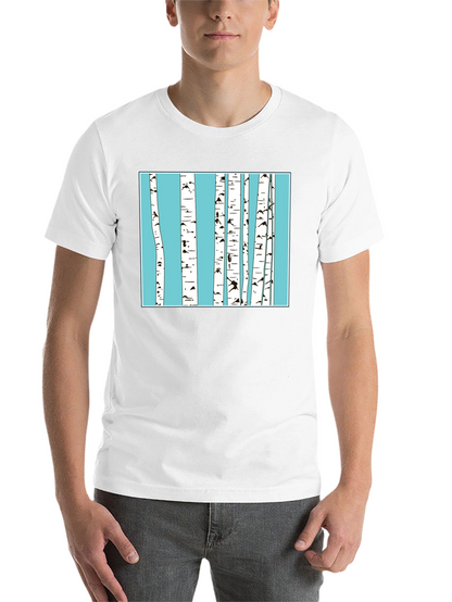 Birch Trees Graphic T-Shirt - Nature Inspired Tee