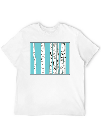 Birch Trees Graphic T-Shirt - Nature Inspired Tee