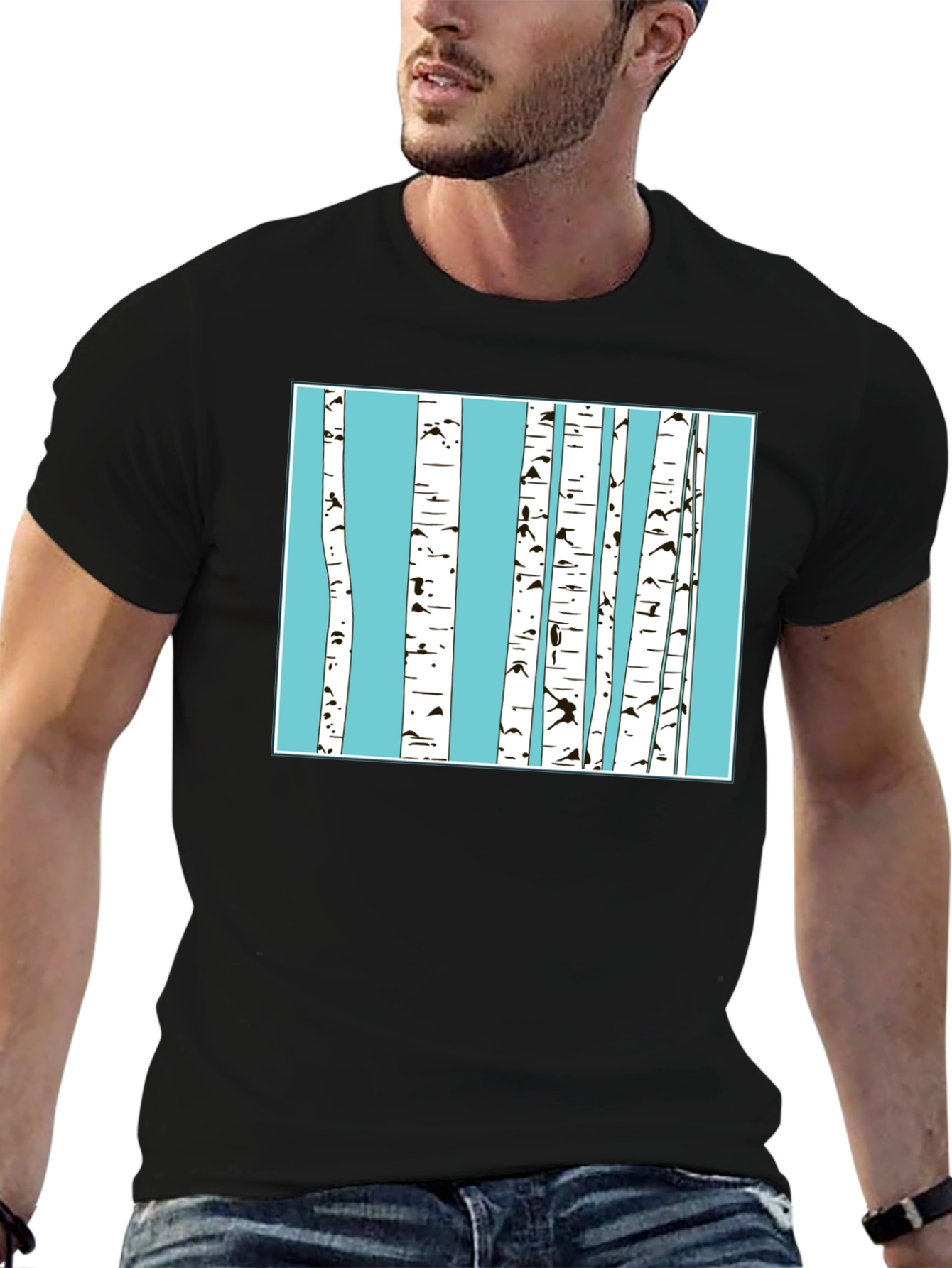 Birch Trees Graphic T-Shirt - Nature Inspired Tee