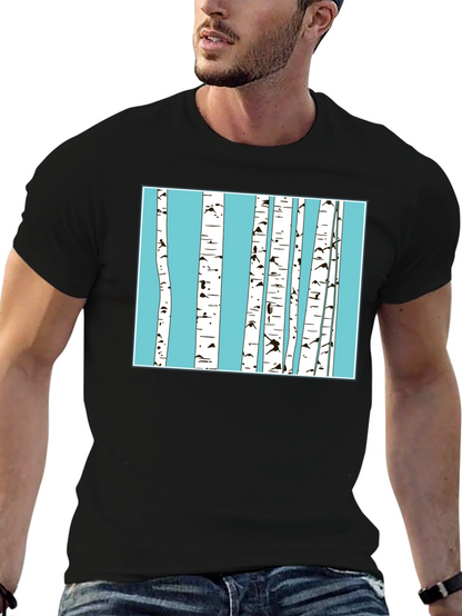 Birch Trees Graphic T-Shirt - Nature Inspired Tee