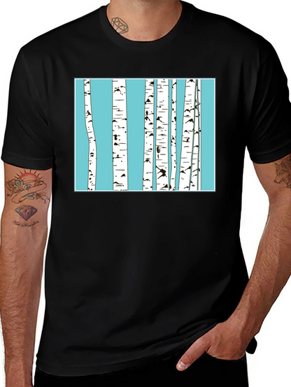 Birch Trees Graphic T-Shirt - Nature Inspired Tee