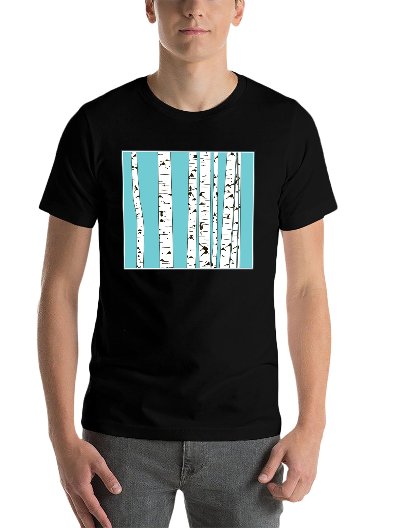 Birch Trees Graphic T-Shirt - Nature Inspired Tee