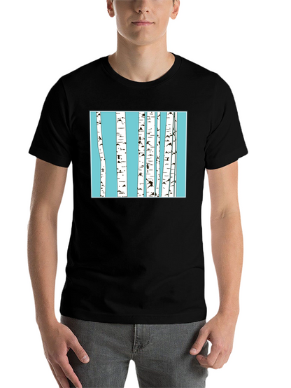 Birch Trees Graphic T-Shirt - Nature Inspired Tee