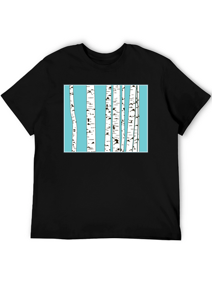 Birch Trees Graphic T-Shirt - Nature Inspired Tee